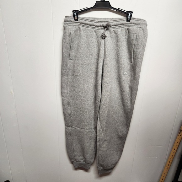 adidas Pants - Adidas Pants Womens Medium Gray All SZN Fleece Cuffed Joggers Sweatpants‎ HK0442